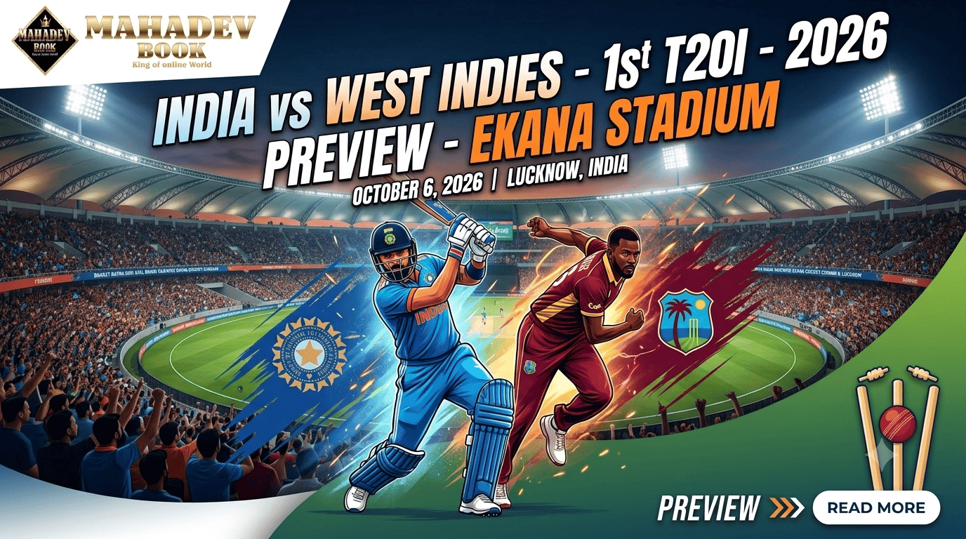 India vs West Indies 1st T20I 2026_Mahadevbook